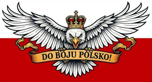 flaga, której kibice nie mogli wnieść na Stadion Narodowy w Warszawie | fot. x.com/Sportowy_Kanal