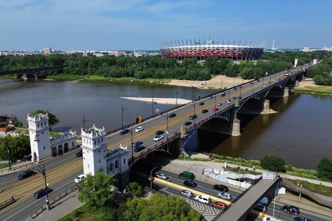 Most Poniatowskiego w Warszawie | fot. Autorstwa Kapitel - Praca własna, CC BY-SA 4.0, https://commons.wikimedia.org/w/index.php?curid=149988246