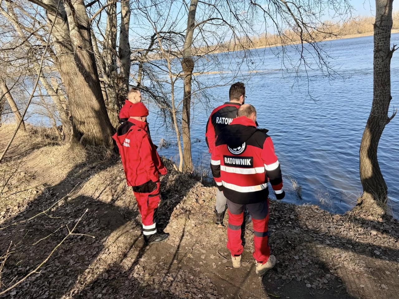 miejsce, w którym znaleziono zwłoki Norwega | fot. WOPR Toruń