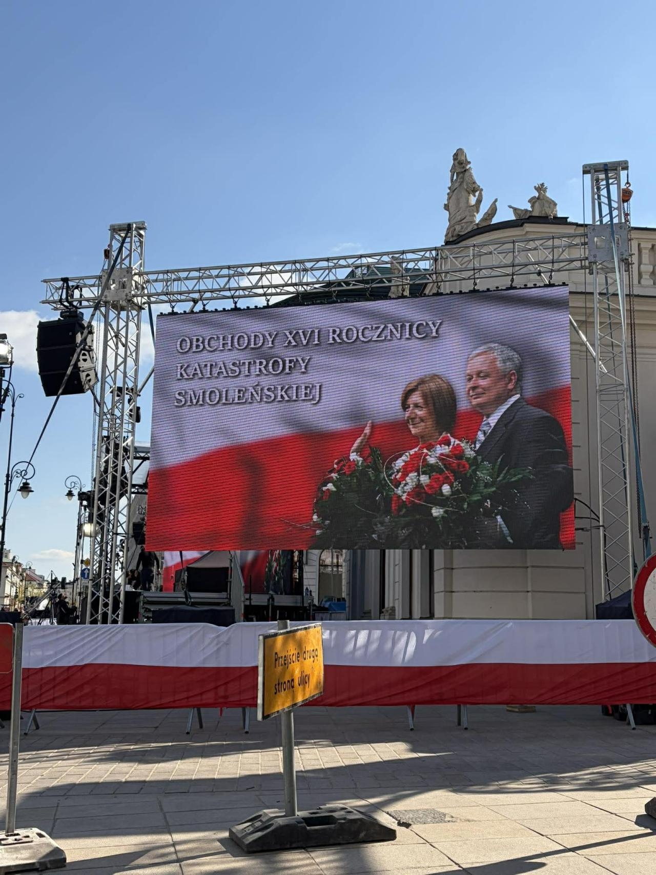 obchody 16. rocznicy katastrofy smoleńskiej | fot. Bartosz Pańczyk