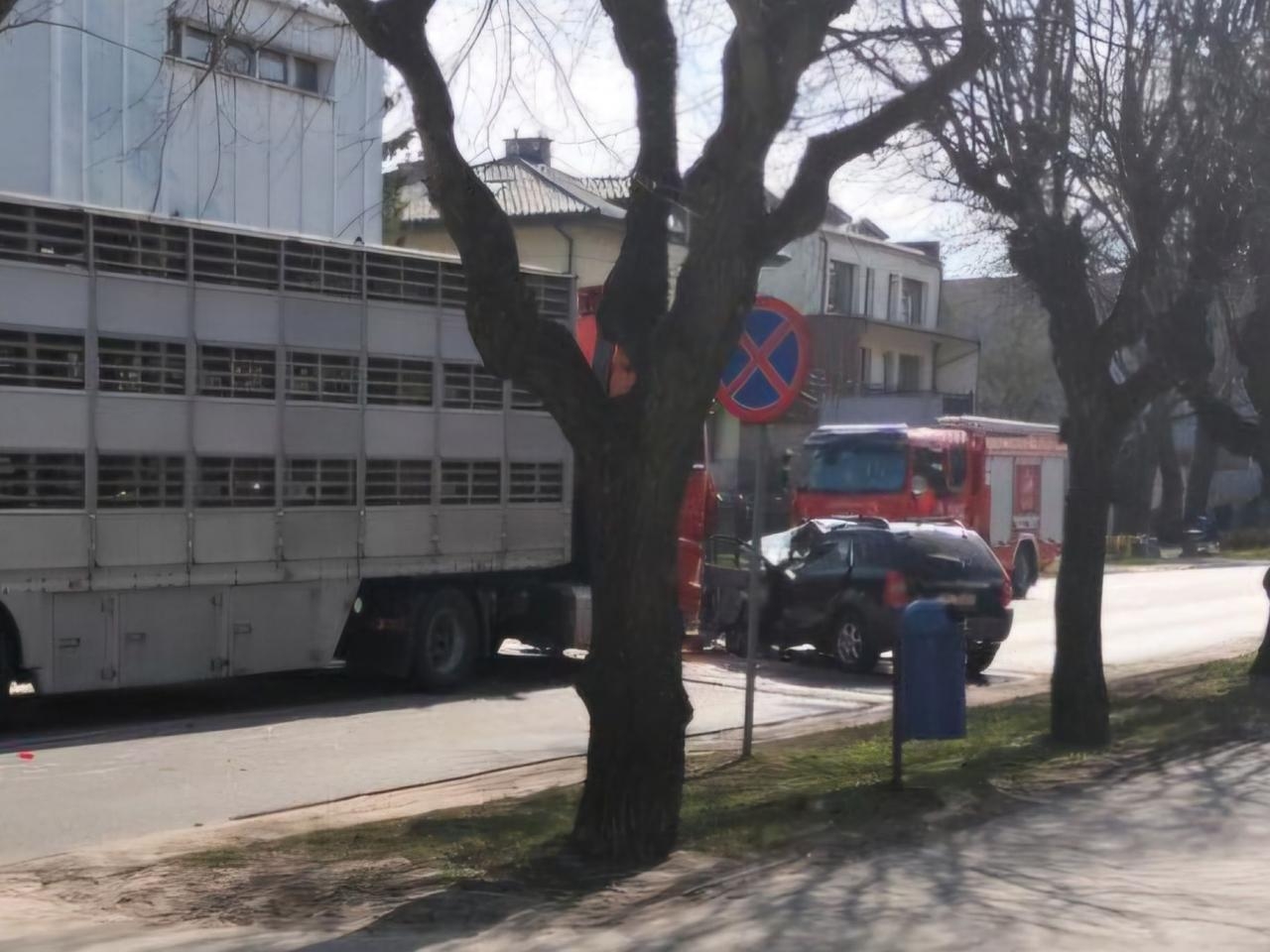 wypadek w Mławie | fot. KPP w Mławie