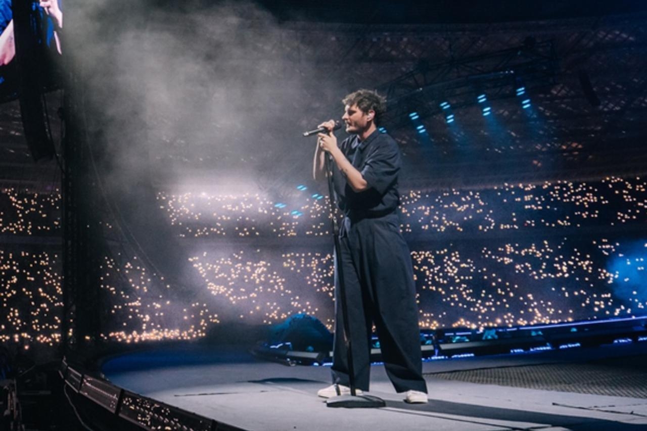 Dawid Podsiadło na koncercie "Obrotowy Tour 2026" | fot. https://www.instagram.com/dylanwishop/