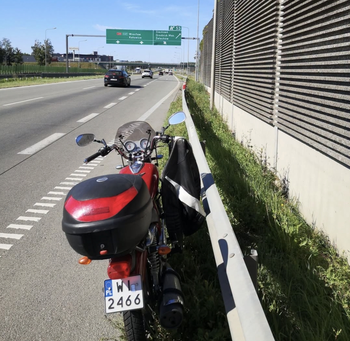 fot. fb: Kornelo z grupy "Motocykliści z Warszawy"