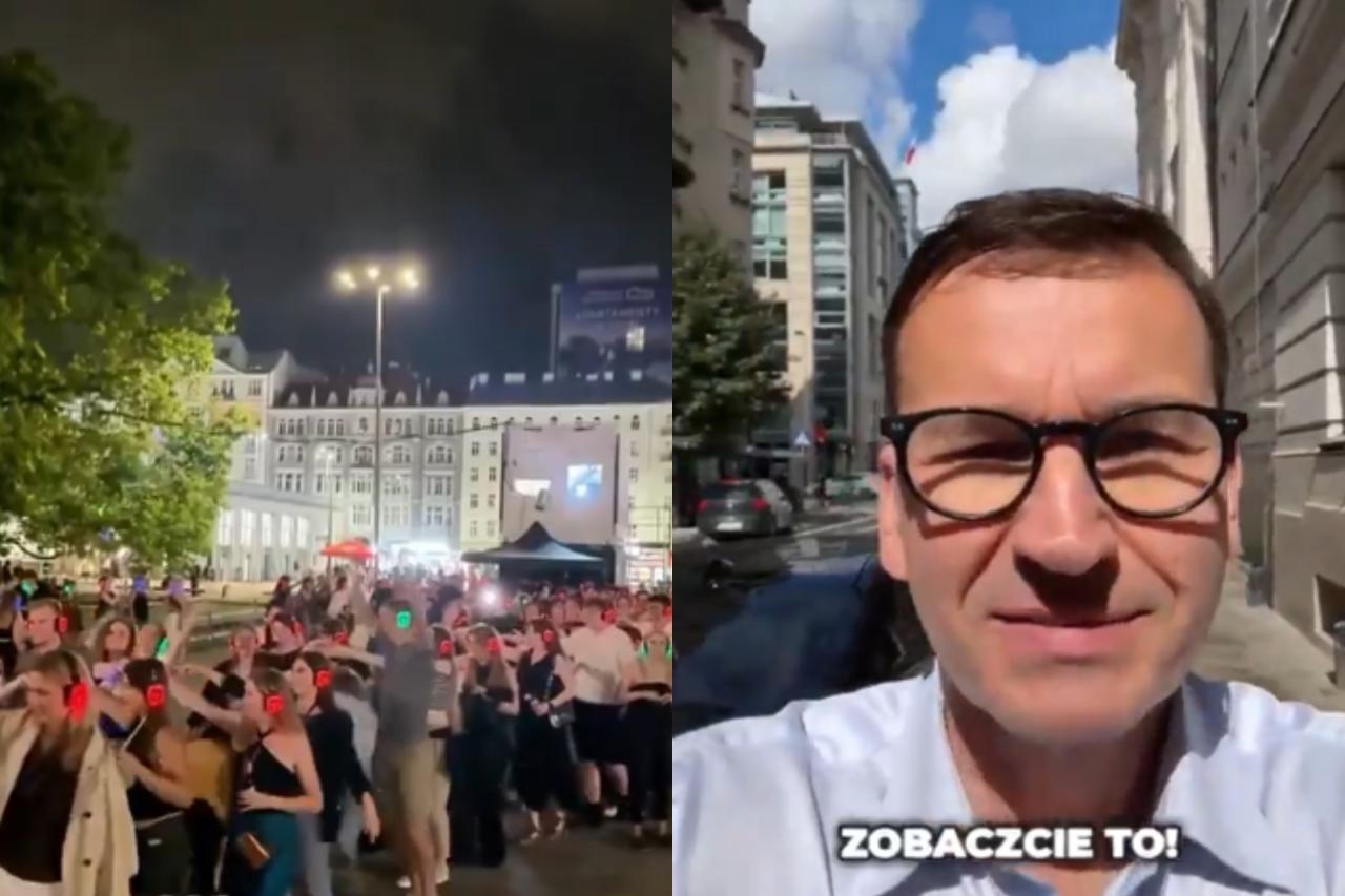 Mateusz Morawiecki o Polonezie w centrum Warszawy | fot. Mateusz Morawiecki/X