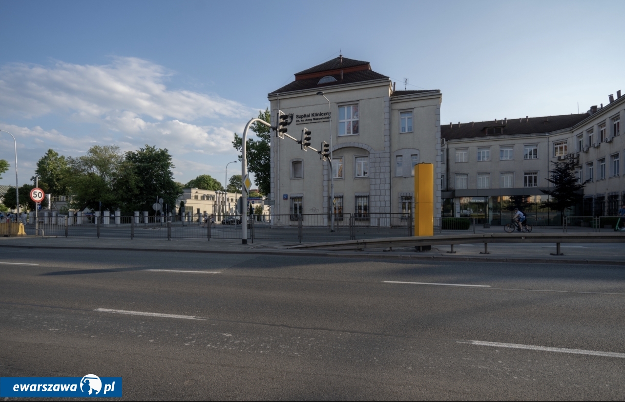 W tym miejscu powstanie przejście dla pieszych | fot. ZDM Warszawa