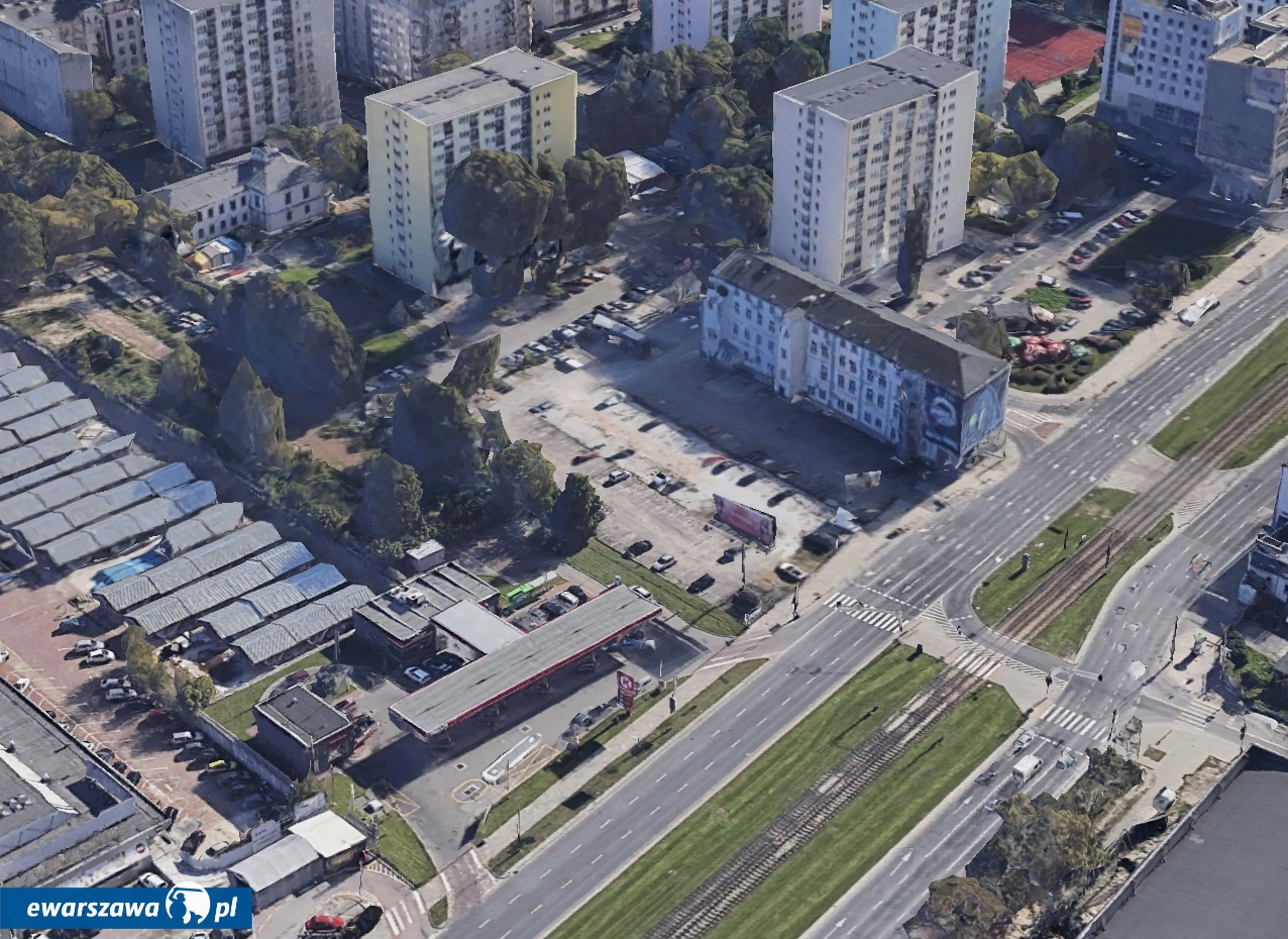 Nieruchomość przy ulicy Srebrnej | fot. Google Earth