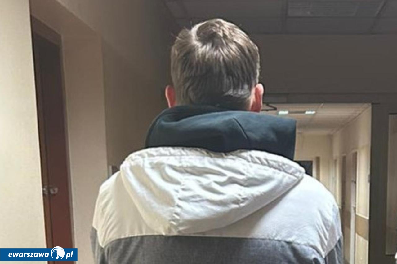 zatrzymany sprzedawca ze sklepu przy ul. Dickensa | fot. ochota.policja.gov.pl