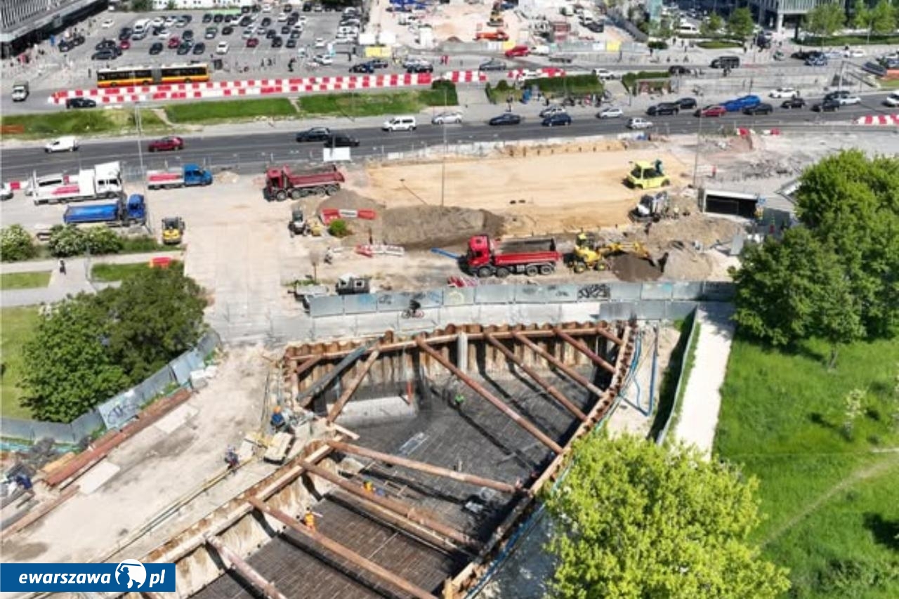 budowa tunelu tramwajowego | fot. Tramwaje Warszawskie/facebook