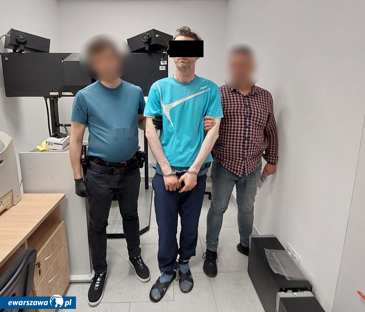 zatrzymany 40-latek | fot. minsk.policja.gov.pl