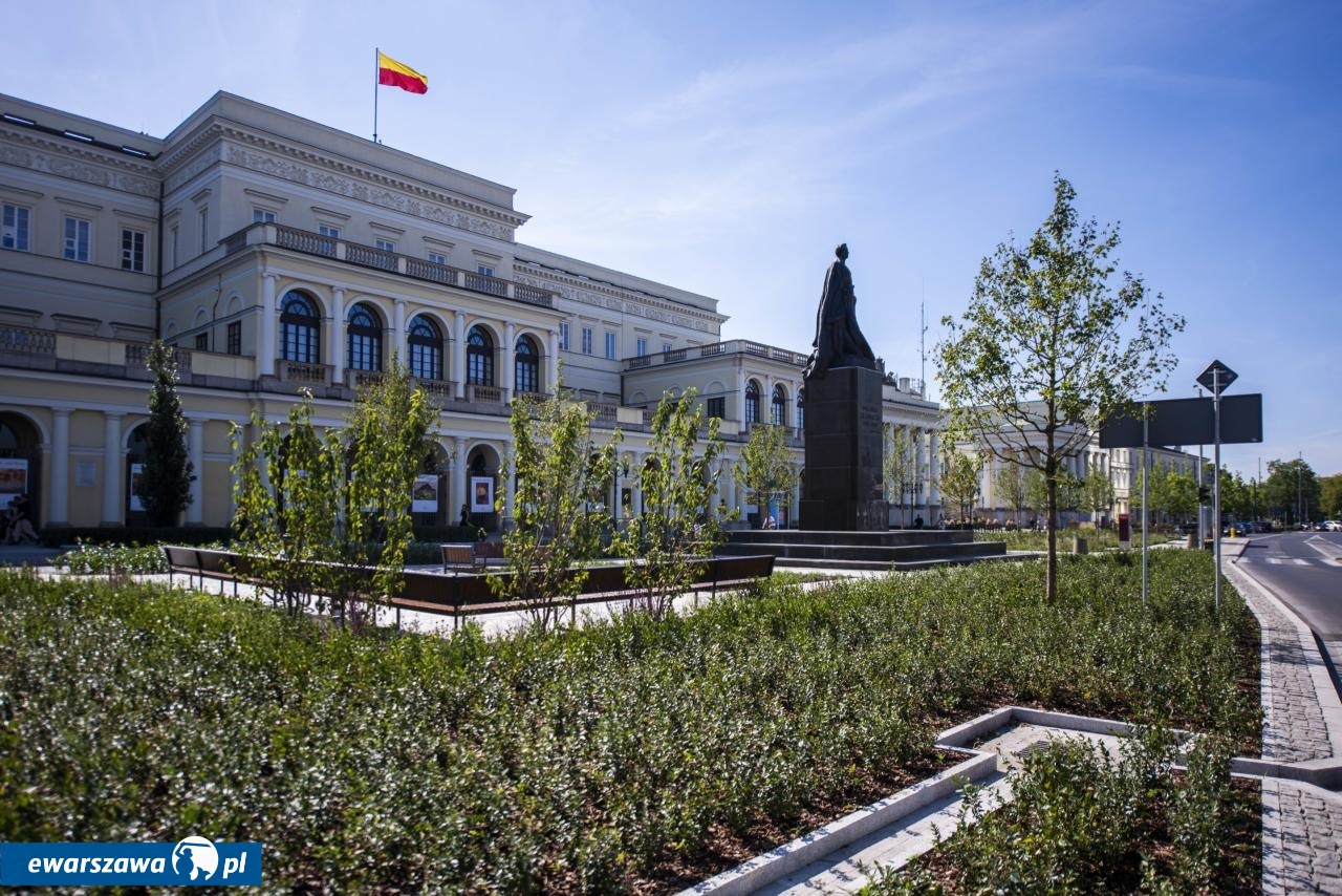 plac Bankowy po remoncie | fot. Zarząd Dróg Miejskich Warszawa