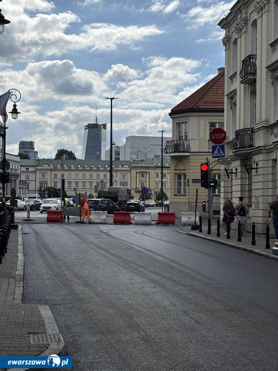 frezowanie ul. Senatorskiej w Warszawie | fot. Bartosz Pańczyk