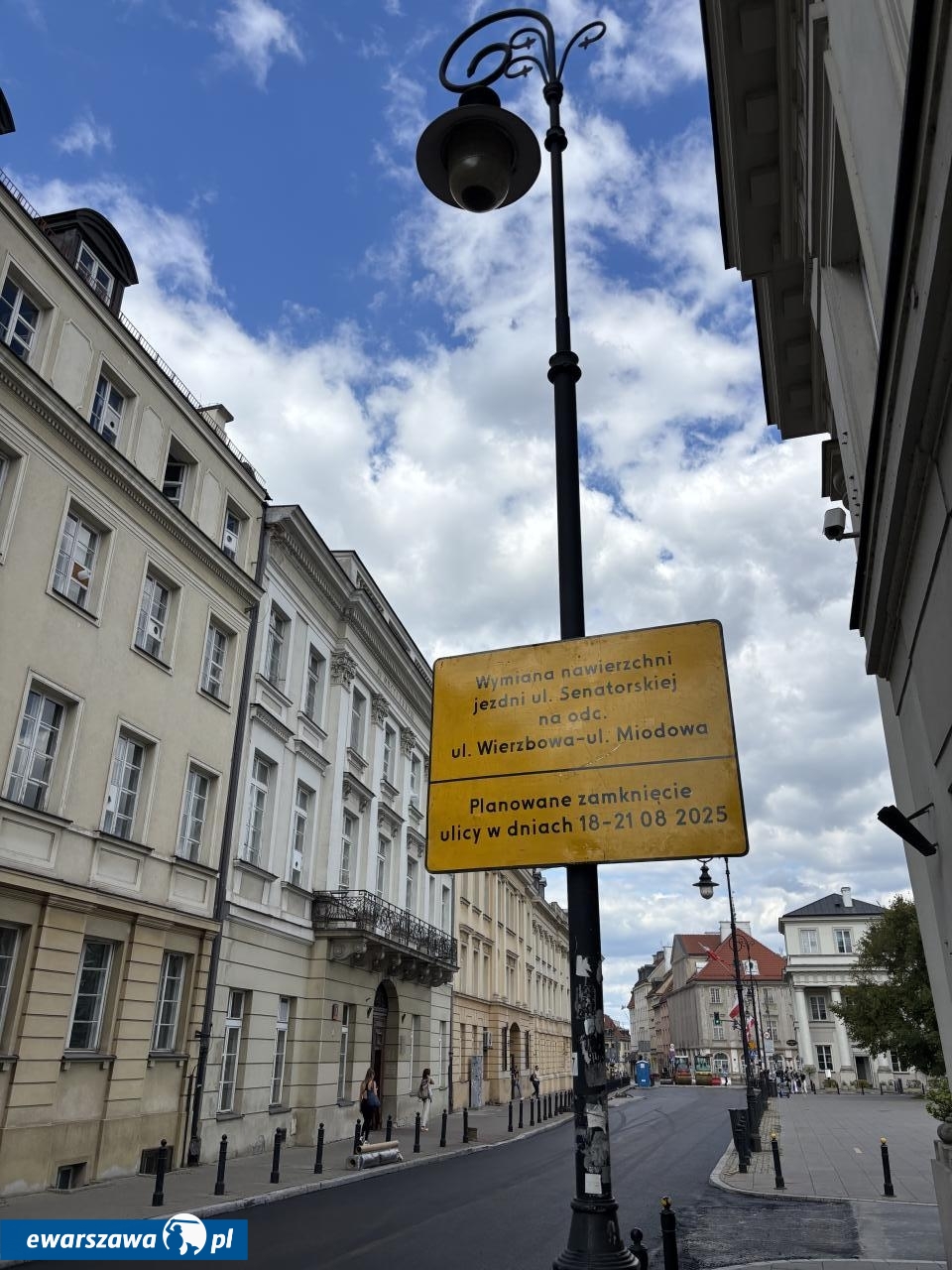 frezowanie ul. Senatorskiej w Warszawie | fot. Bartosz Pańczyk