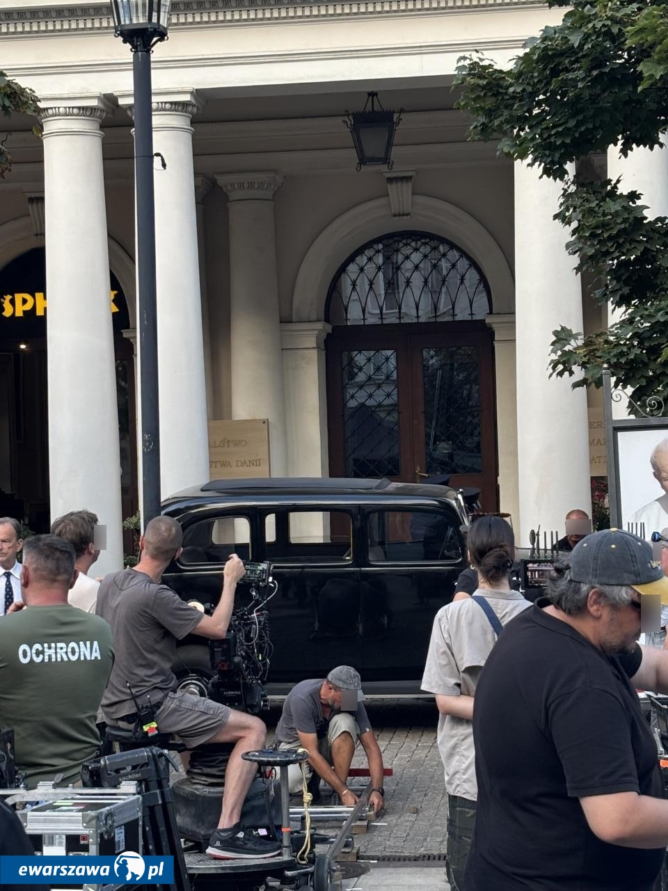 plan drugiego sezonu serialu "Gra z cieniem" na Krakowskim Przedmieściu | fot. Bartosz Pańczyk
