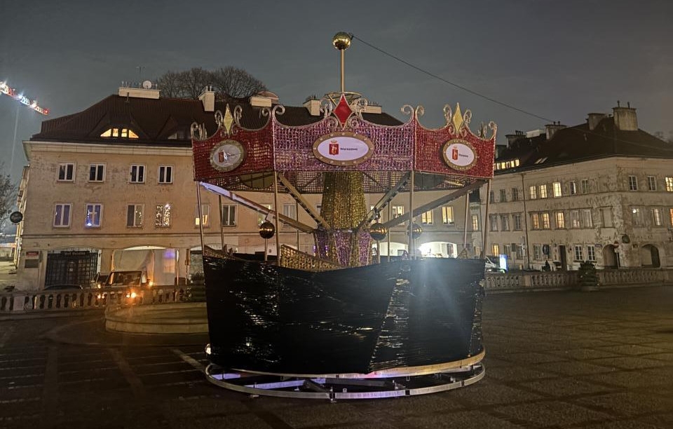 ilumincja świąteczna na Mariensztacie | fot. Bartosz Pańczyk