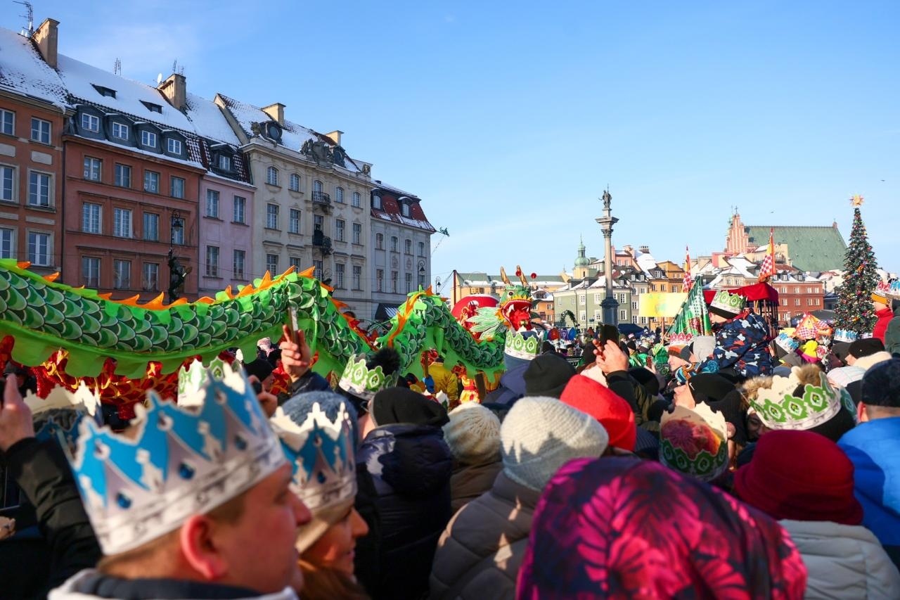 Orszak Trzech Króli w Warszawie | fot. Szymon Pulcyn/Miasto Stołeczne Warszawa Facebook