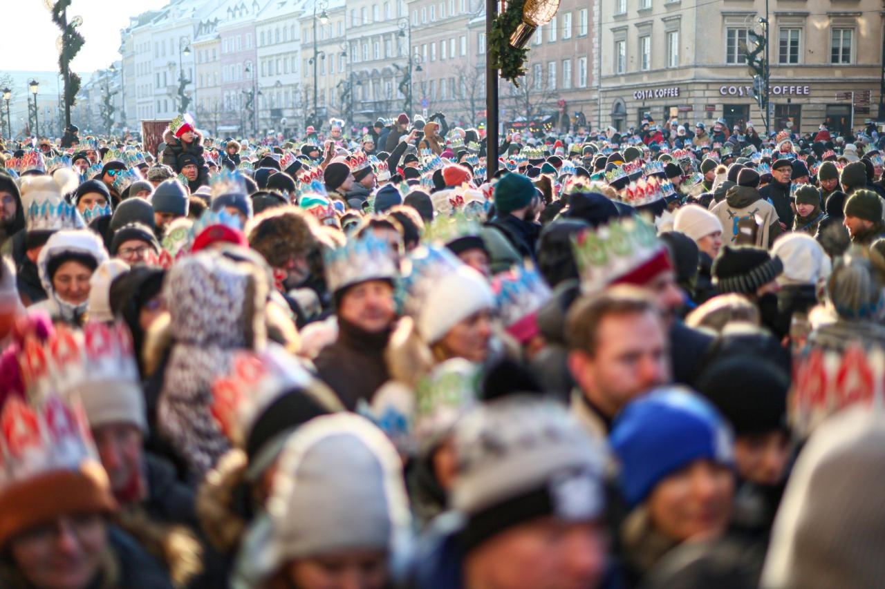 Orszak Trzech Króli w Warszawie | fot. Szymon Pulcyn/Miasto Stołeczne Warszawa Facebook