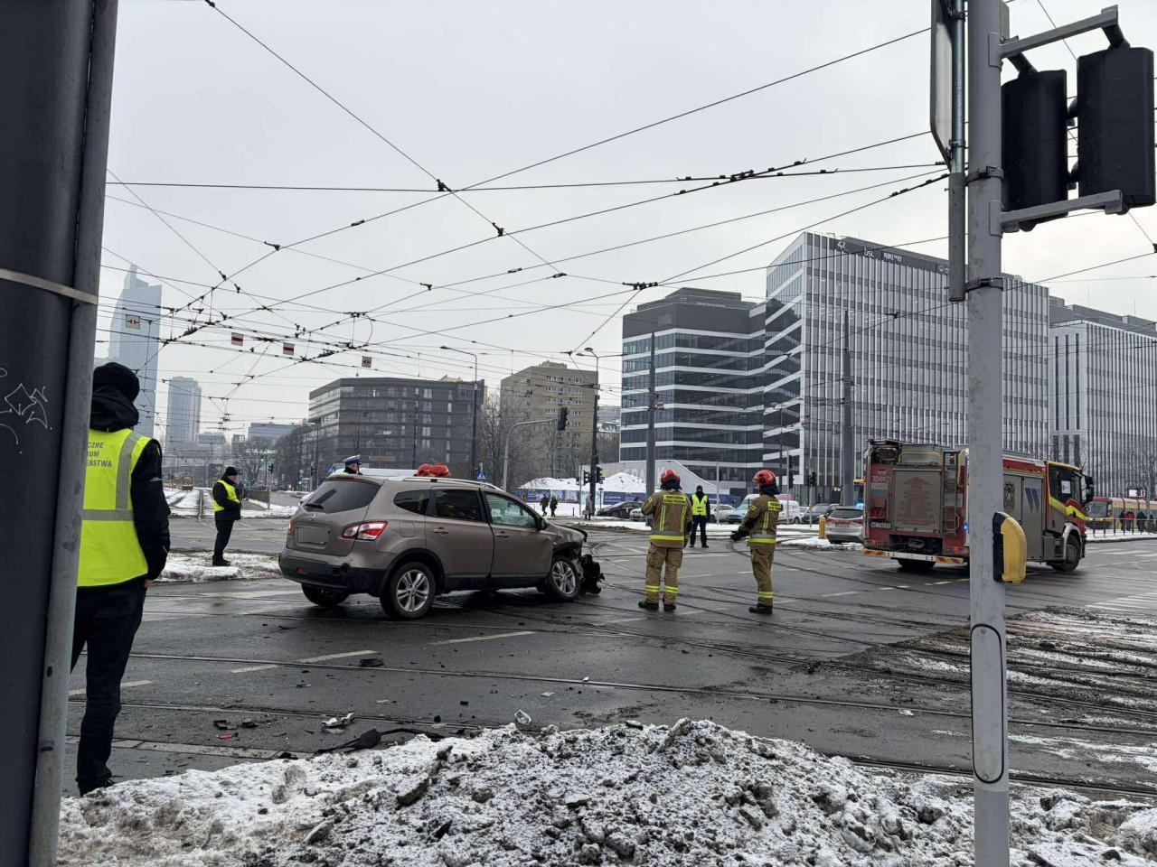 wypadek na Woli | fot. Bartosz Pańczyk