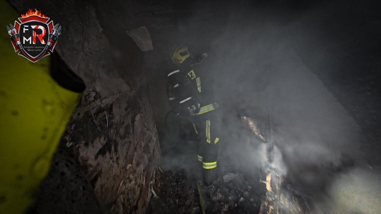 pożar w Józefowie | fot. Fotografia Ratownicza Maciej Rasiński