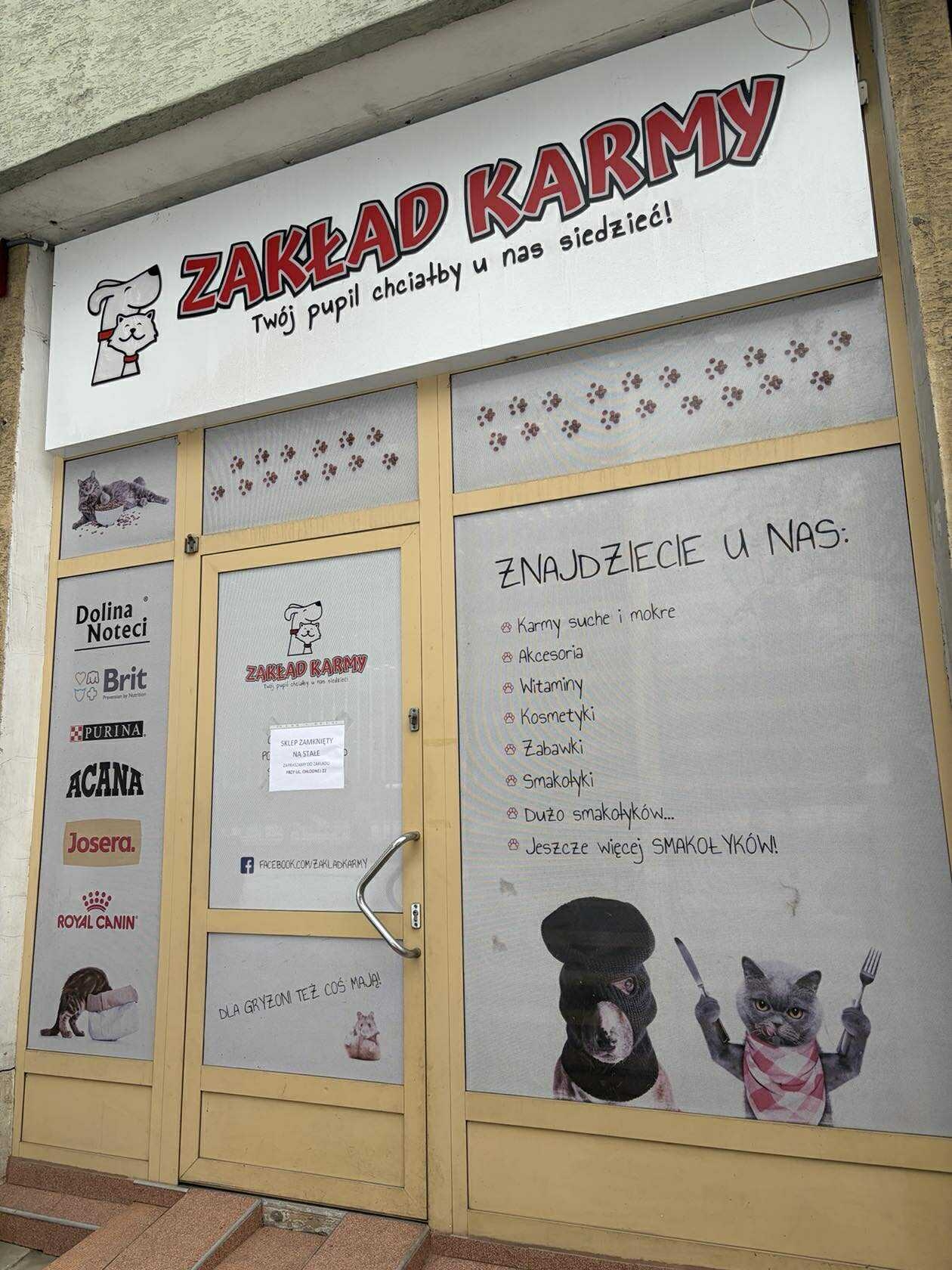 zamknięty sklep zoologiczny na Woli w Warszawie | fot. Bartosz Pańczyk