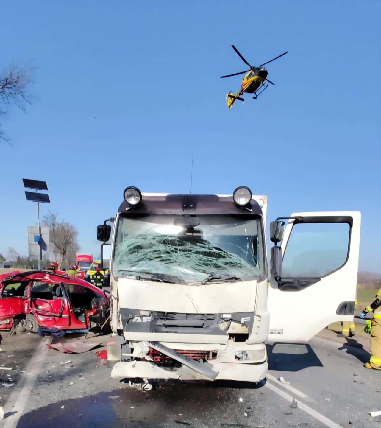 wypadek w miejscowości Bielsk | fot. Policja Płock