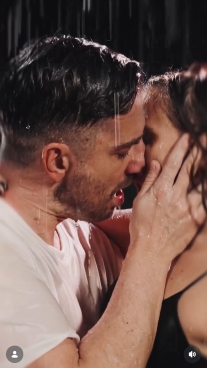 Agnieszka Kaczorowska i Marcin Rogacewicz w spektaklu "7" | fot. instagram.com/agakaczor