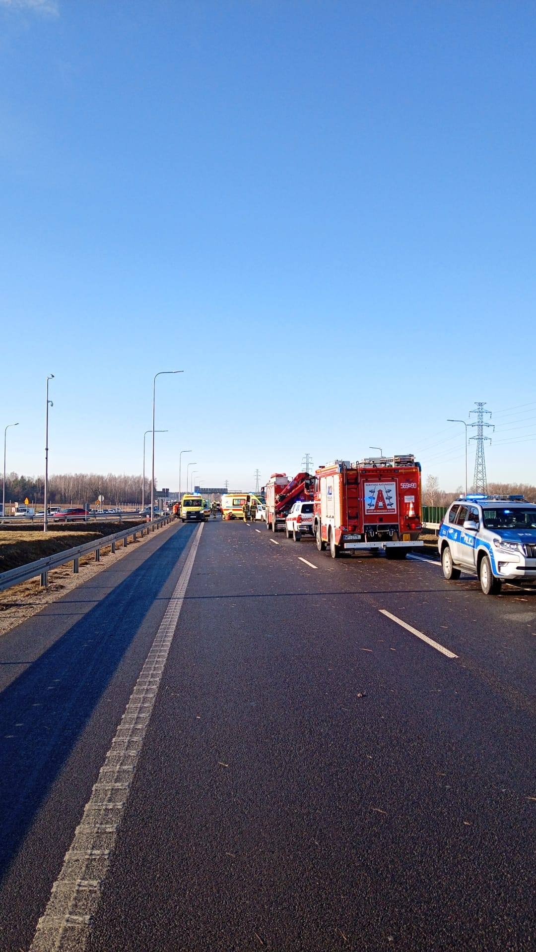 wypadek na S7 | fot. Policja Piaseczno
