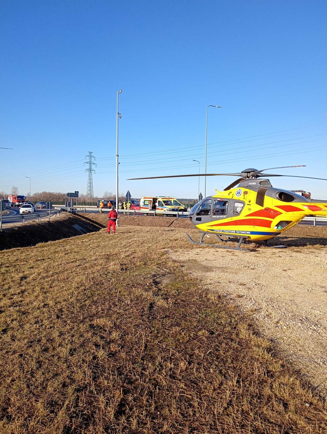 wypadek na S7 | fot. Policja Piaseczno