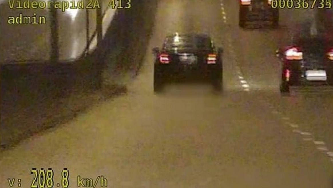 26-letni Ukrainiec pędził w Warszawie ponad 200 kilometrów na godzinę | fot. Komenda Stołeczna Policji