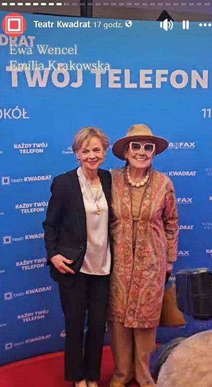 aktorzy na premierze sztuki "Każdy Twój telefon" w Teatrze Kwadrat w Warszawie | fot. facebook.com/Teatr.Kwadrat