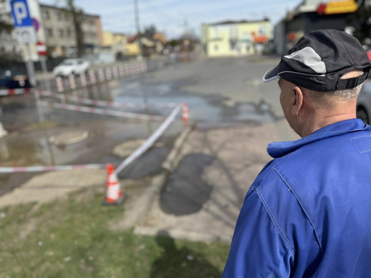 awaria w Łomiankach | fot. https://www.facebook.com/urzadlomianki