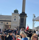 Dzień Flagi na placu Zamkowym w Warszawie | fot. Bartosz Pańczyk