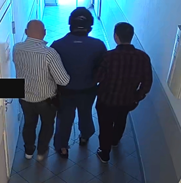 zatrzymanie 29-latka, który jest podejrzany o kradzieże paliwa | fot. mazowiecka.policja.gov.pl