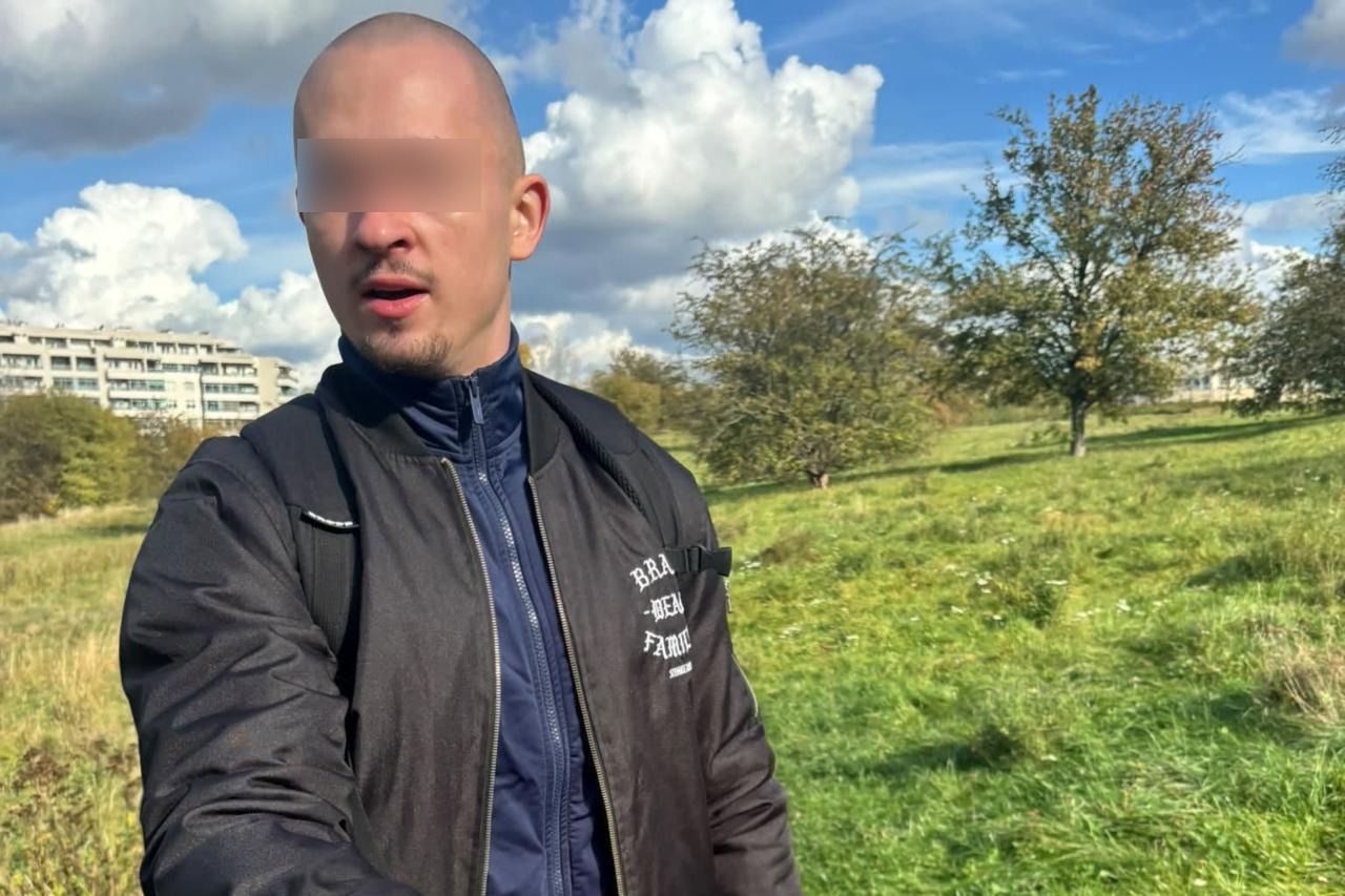 mężczyzna, który uderzył kobietę na Ursynowie | fot. Katarzyna R./facebook