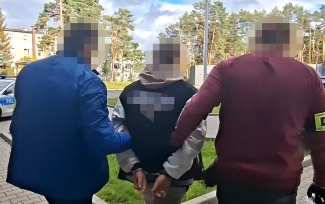 zatrzymanie 24-latka | fot. ksp.policja.gov.pl
