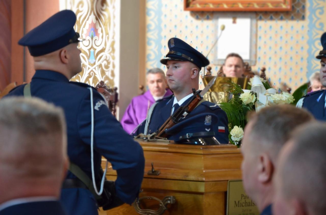 pogrzeb Pawła Michalskiego | fot. policja Mława/facebook