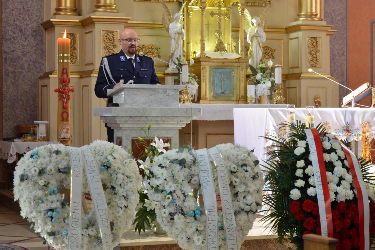 pogrzeb Pawła Michalskiego | fot. policja Mława/facebook