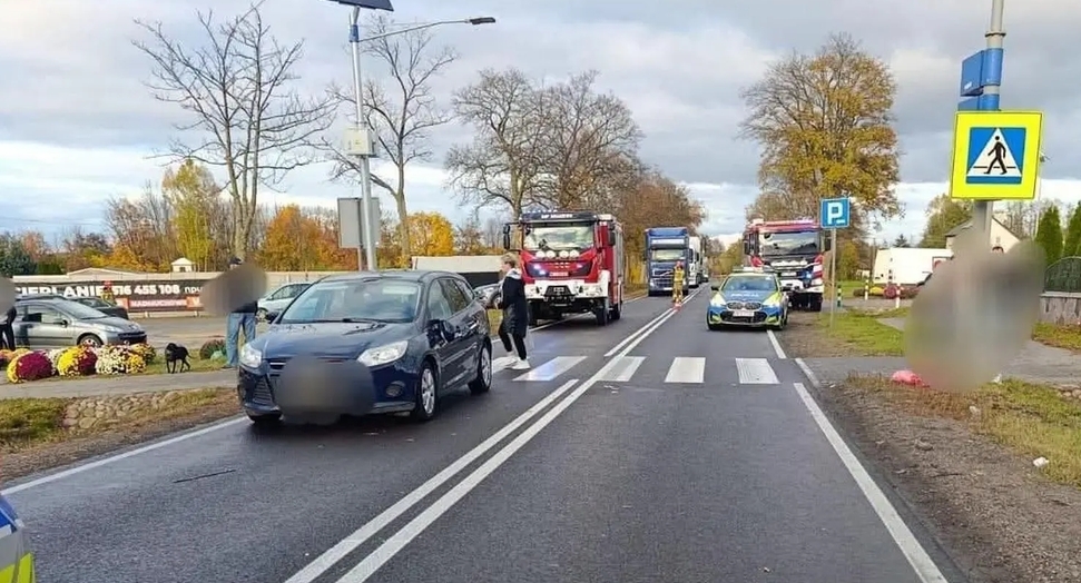 zdj. z wypadku | fot. Policja Mazowiecka